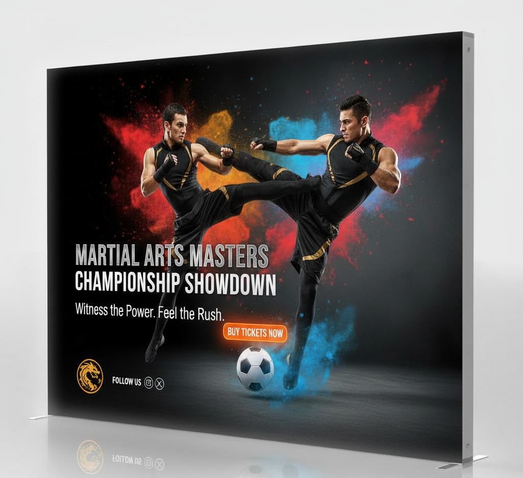 10ft SEG Backlit Fabric Display nyc