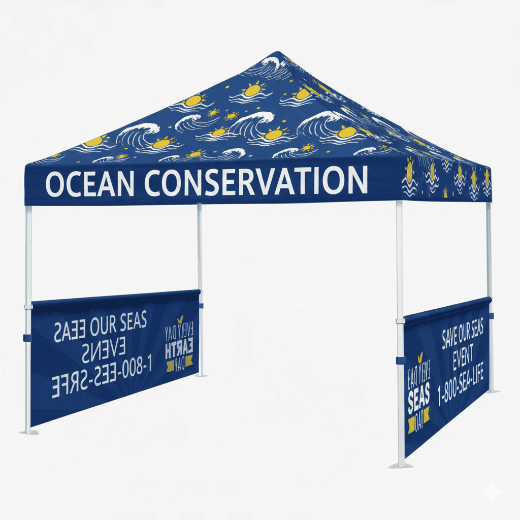 10ft Tent Half Wall nyc