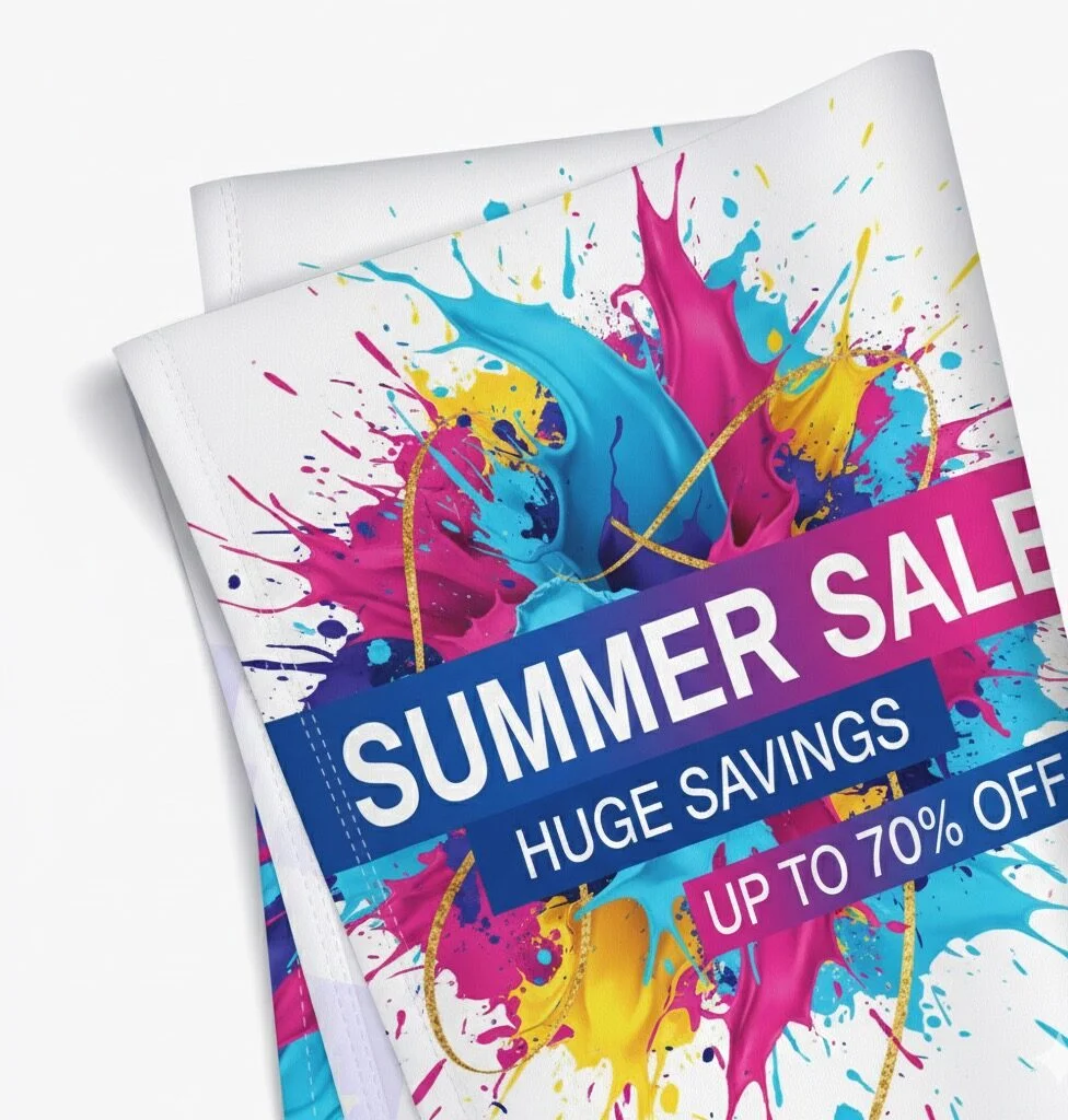 9oz. Fabric Banner usa