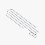 rectangle flag pole set