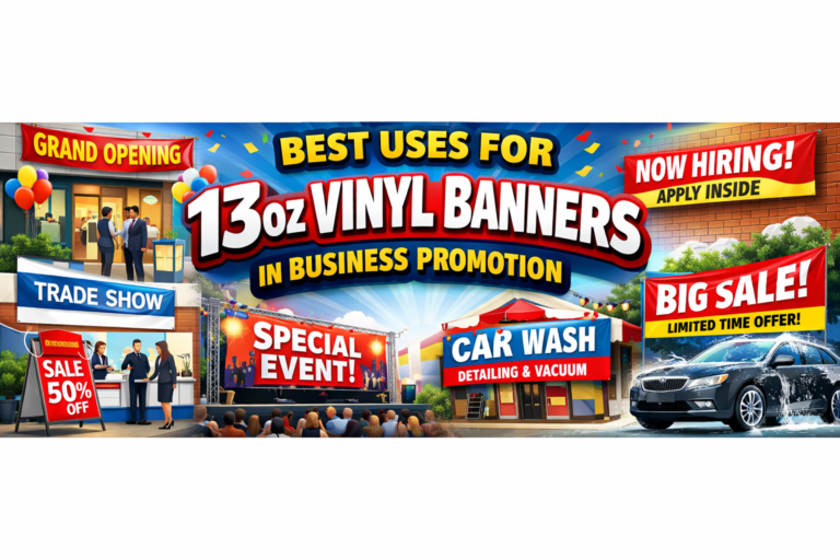 Best Uses for 13oz Vinyl Banners in Business Promotion