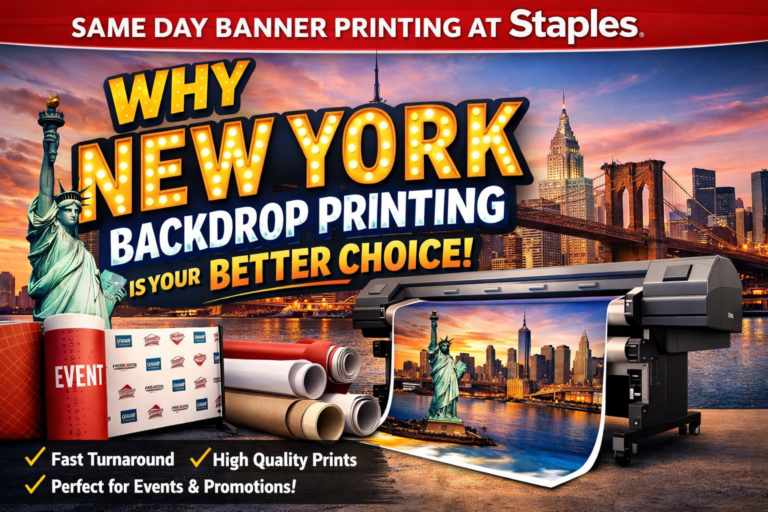 Staples Banner Printing Same Day