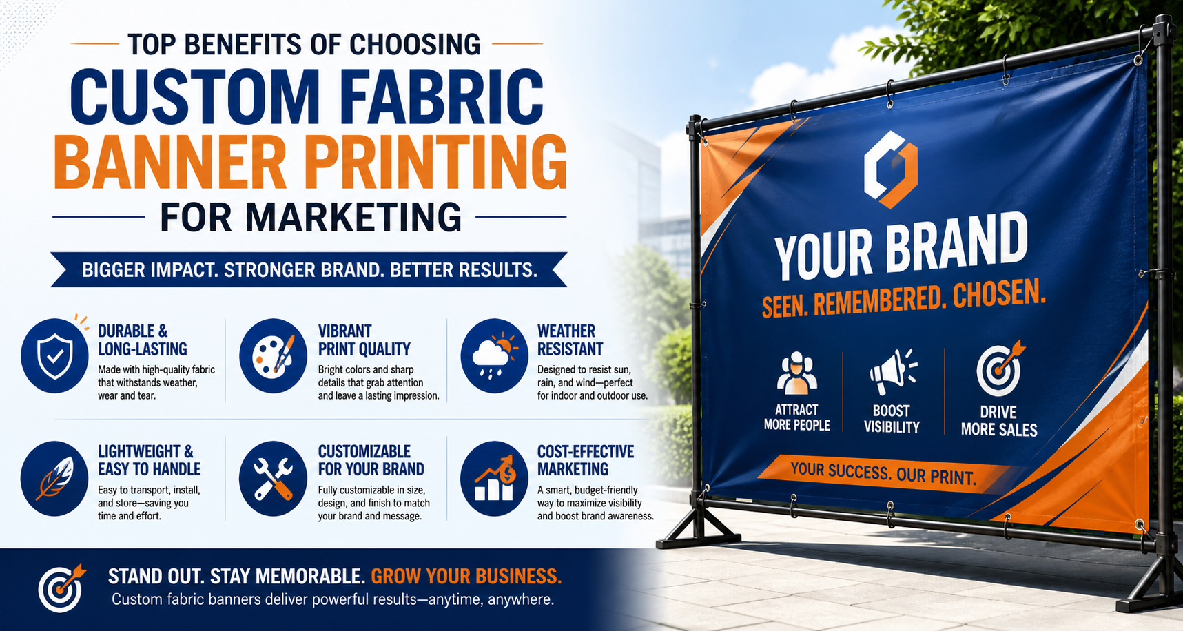 Top Benefits of Choosing Custom Fabric Banner Printing for Marketing